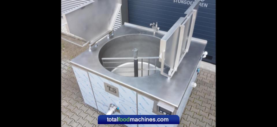 Cooking Vessels Scrape Surface Stirrer with built in Steam Generator 