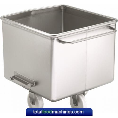 200 Litre Stainless Steel Tote Bin Meat Buggy 