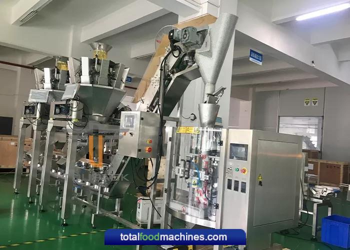 Multihead Weigher with Dimple Buckets