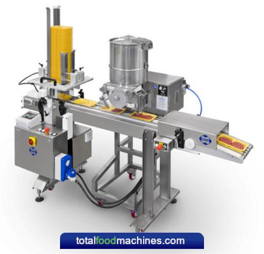 CRM Burger Former with Tray Denester 