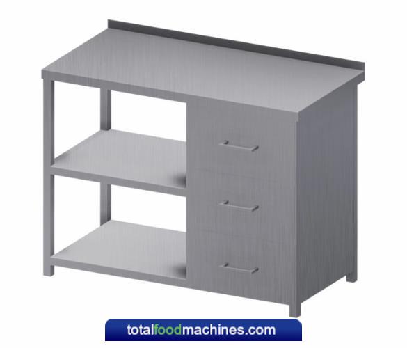 Stainless Steel Tables and Cabinets 